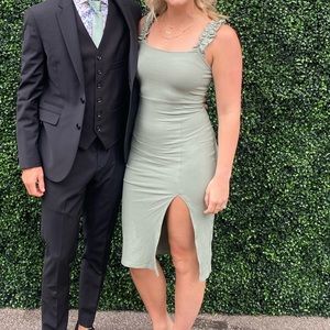 Worn once, midi dress